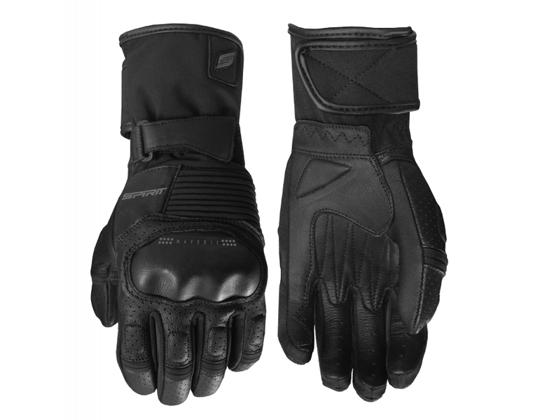 Spirit Maveric Black Gloves - Black - S