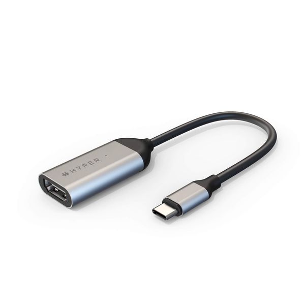 Hyper - HyperDrive USB-C to 4K 60hz HDMI Adapter - Silver/Black