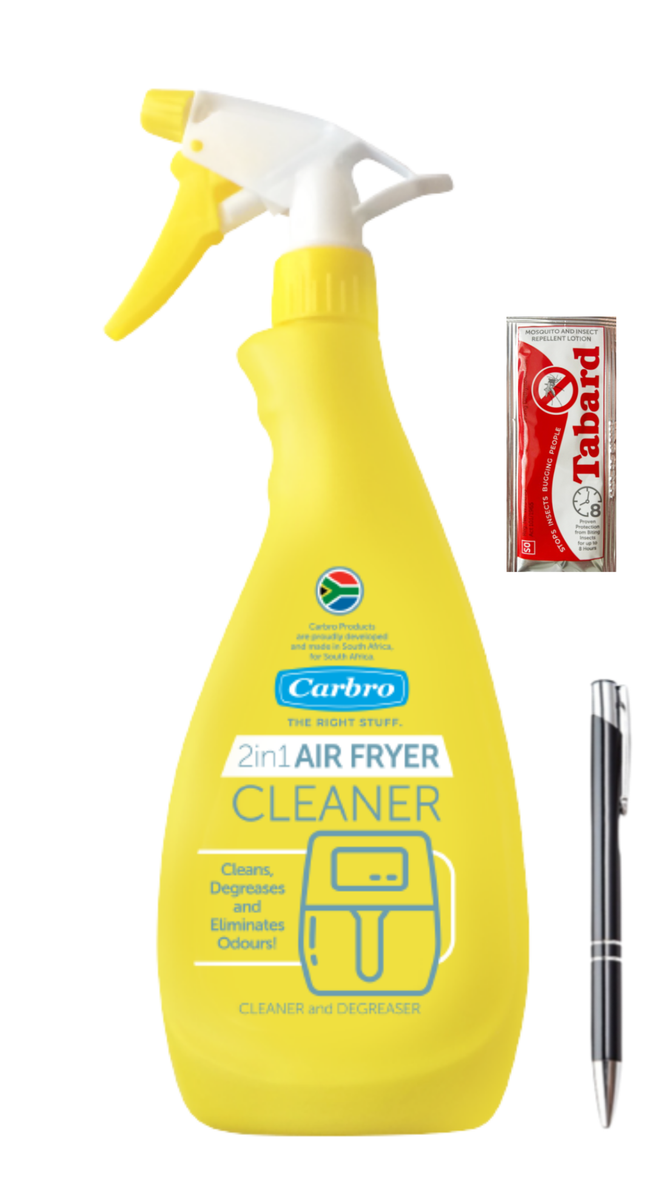 Carbro 2in1 Air Fryer Cleaner & Degreaser with Added Pen & Tabard