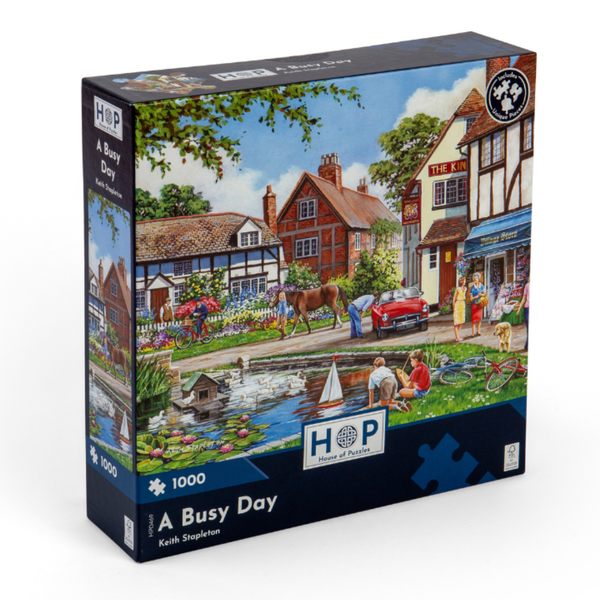 House of Puzzles - A Busy Day - 1000 Piece Jigsaw Puzzle