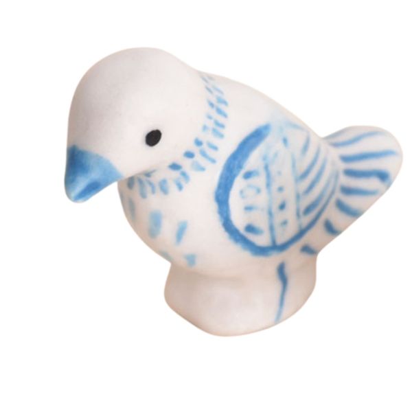 Blue Bird Ceramic Knob