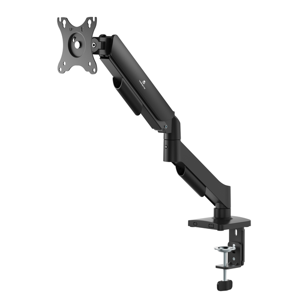 Volkano Full Motion Single Monitor Desk Mount - Steel Series - 17" - 32