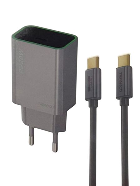 20W Type-C Adapter T-EU7 &amp; 240W Type-C To Type-C Cable CC-7