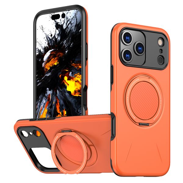 Powerful Magnetic Stand 2-in-1 Cases Compatibility With iPhone 17 Pro Max