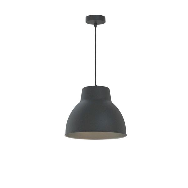Inspire pendant lamp e27 1x60w d31cm iron matt black