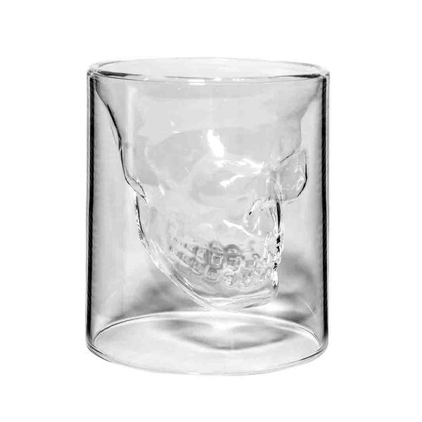 Skull Whiskey Tumbler / Espresso Glass - 150ml