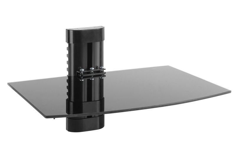 Volkano Steel Series Single Monitor Shelf with Tempered Glass