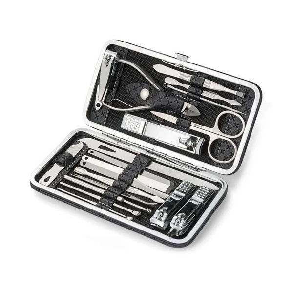19 Piece Nail Clipper Set Stainless Steel Nail Scissors Pliers