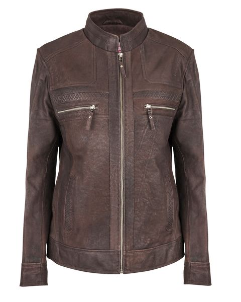 Men's Jhonny-B Olive-Snuff Leather Jacket