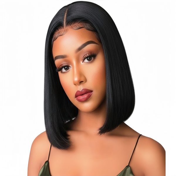 Luvée 14 inch Straight Wig - Human Hair with 13x4 Lace Front