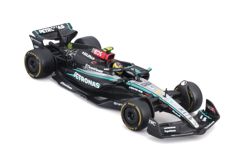 Bburago 1/43 Mercedes-AMG F1 W15 2024 with Collectors Hardcase #44 Hamilton