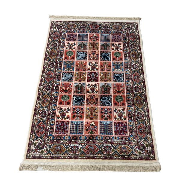 Black Bakhtiyari Machine Made Rug - 150 x 100cm