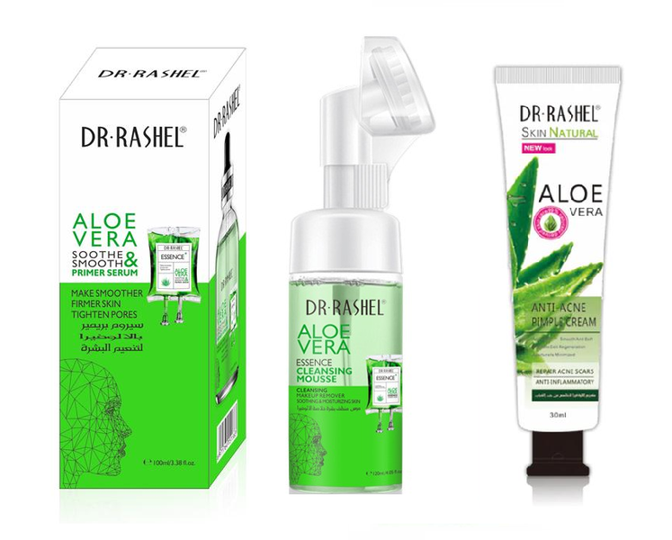 Anti-Acne Aloe Vera Pimple Treatment Set - Dr Rashel