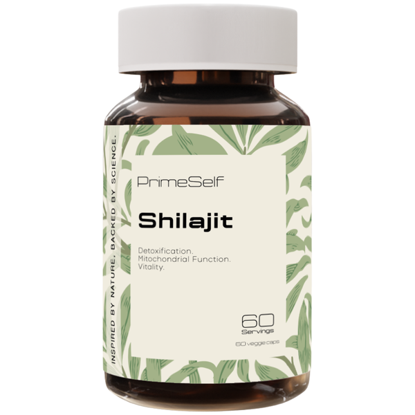 PrimeSelf Shilajit - Energy, Vitality &amp; Mineral Support - 60 Servings