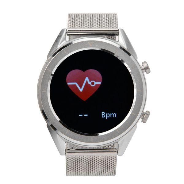 Full Screen Watch: Silver Steel