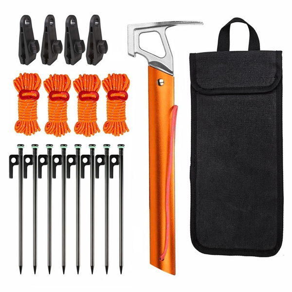 Tent Stakes Heavy Duty Yard Stakes Metal Tent Pegs A