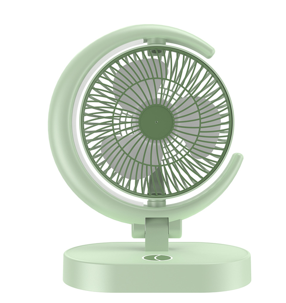 Desktop Fan - Rechargeable Light Fan - Green