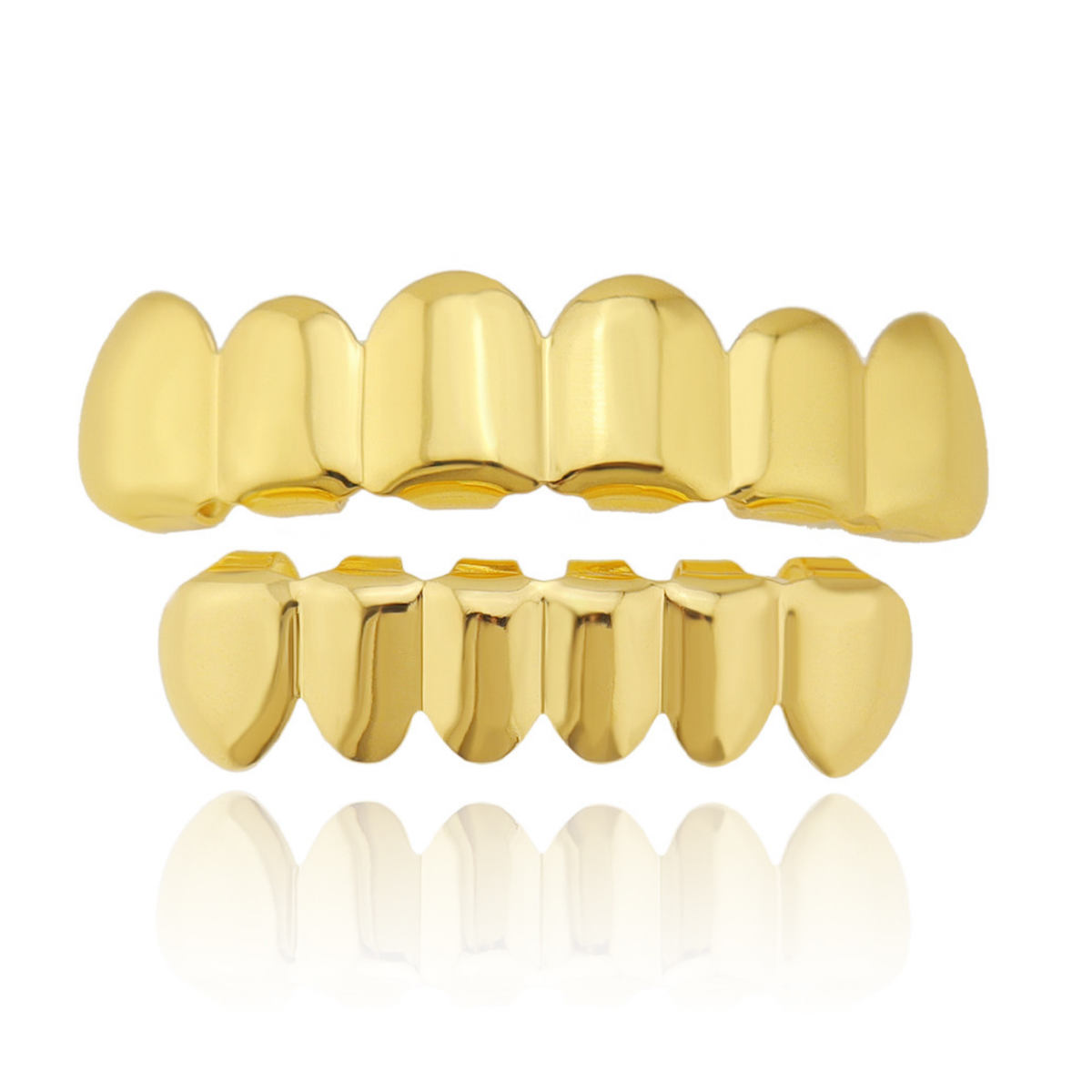 Hip Hop Teeth Top & Bottom Set Removable Rapper Mouth Grillz Shop
