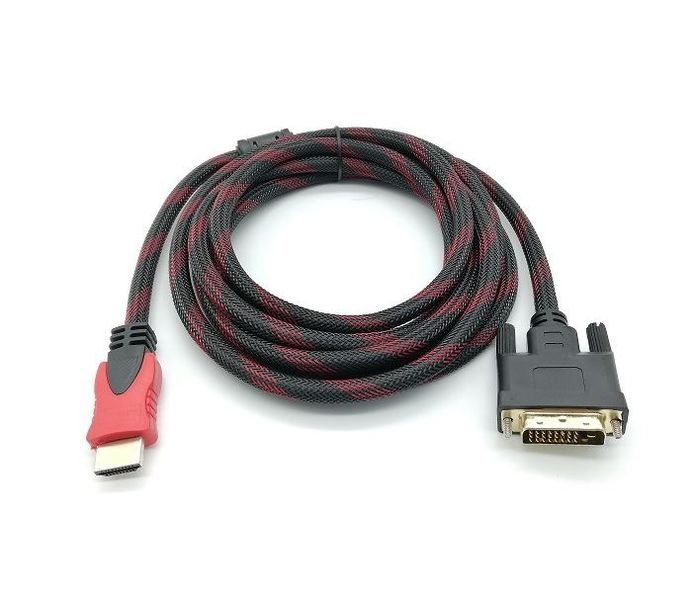 HDMI to DVI Braided Cable 1.5M