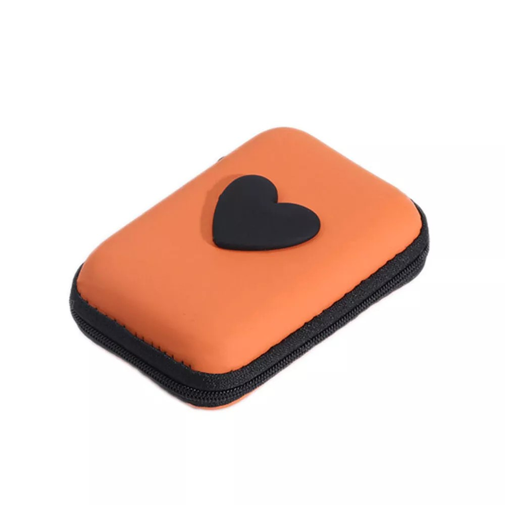 Charger & Mobile Accessory Storage Case - Orange