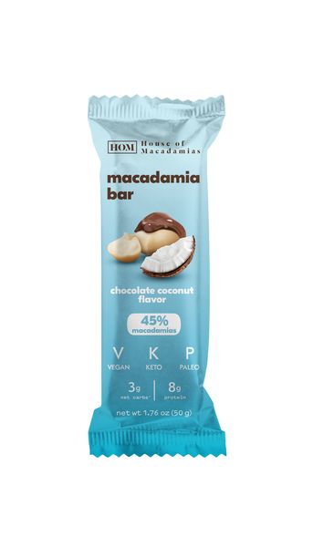 Macadamia Bar - 50g - Choc Coconut - 4 Pack