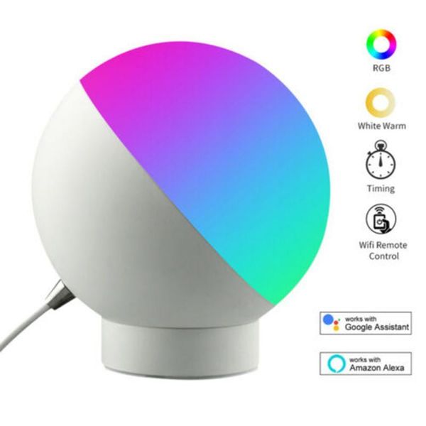 WiFi Smart LED Table Lamp Eye Protection Smart Colorful Reading Lamps