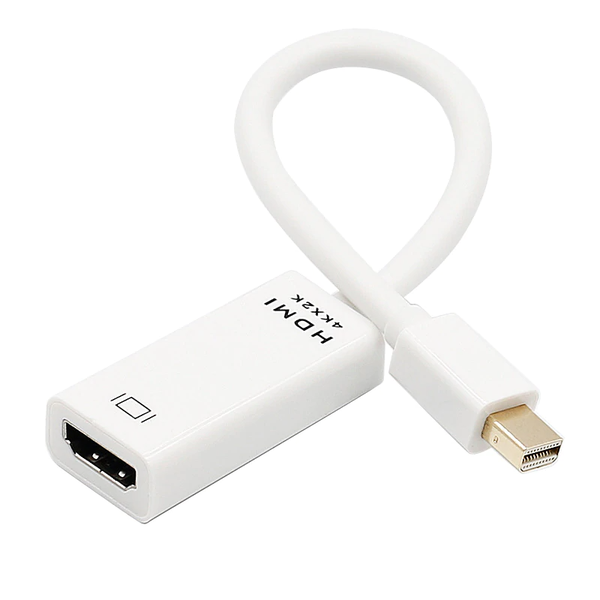 Gold-Plated Display Port To HDMI Adapter