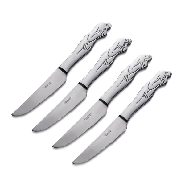 Carrol Boyes Steak Knife Set 4- Sketchbook
