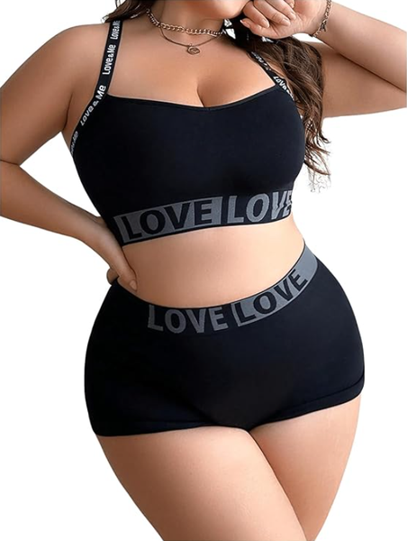 Lingerie for Women Matching Vest and Panty for Curvy Women Sports Vest