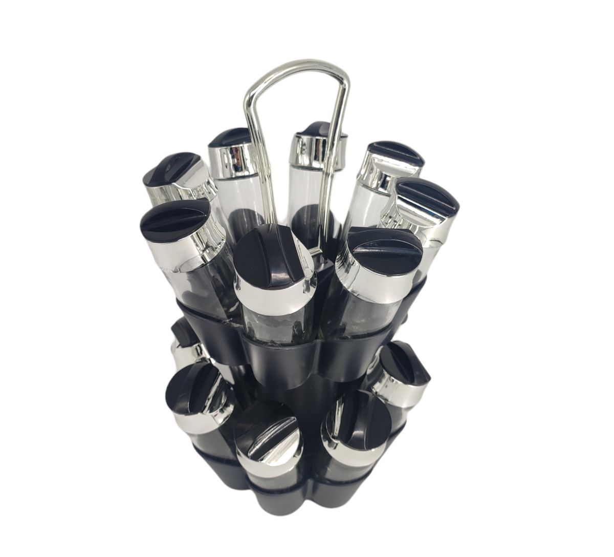 Dream World16 Piece Glass Spice Jar Set With Revolving Stand Shop