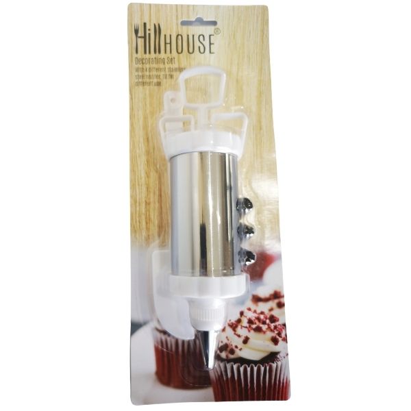 Hillhouse - Icing Decorating Set - (Including 4 Nozzles) - 3 Pack