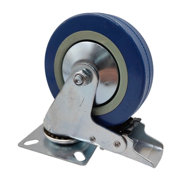 Tokoma 100mm/4" Swivel Caster Wheel with Brake, Load 80kg