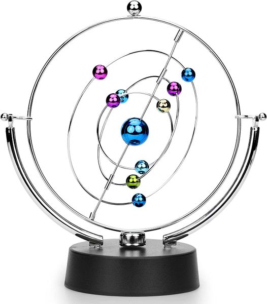 Galaxy Kinetic Art Electronic Perpetual Motion Science Lab Home Decoration