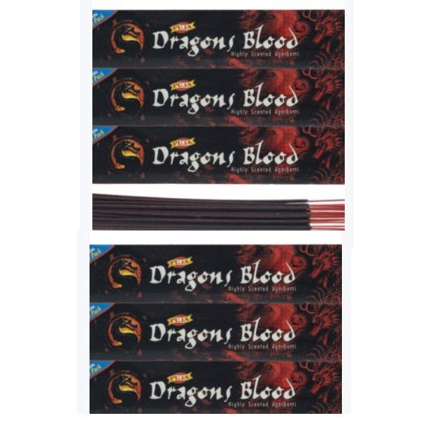 Puja Incense Sticks Highly Scented Agarbatti - Dragon Blood - 120 Sticks