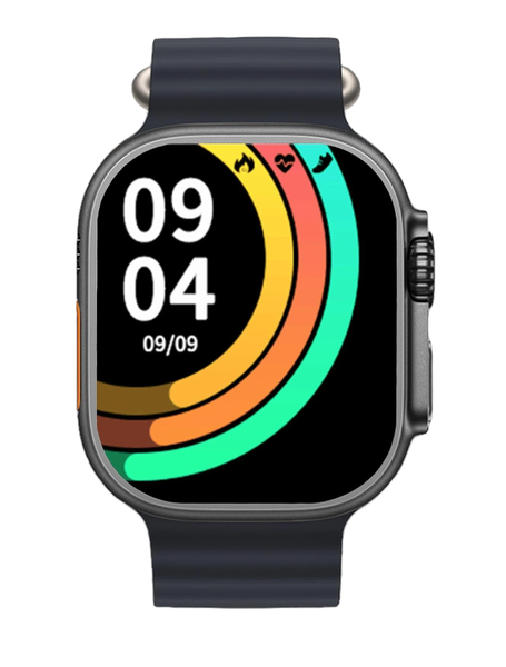 Multifunctional Smart Watch With Call Function And Health Monitor - Black