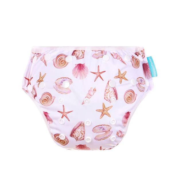 Baby Reusable Swim Diaper - Sea shells