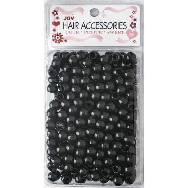 ANN01832 - Joy - Big Round Beads Large Size 240Ct Black - 4 Pack