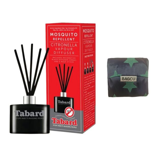 Tabard Mosquito Repellent Citronella Diffuser with Added Storage Bag