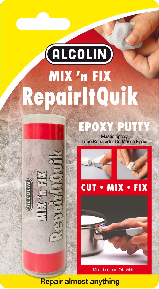 Alcolin Mix 'n Fix Repairitquik Epoxy Putty 57g Shop Today. Get it