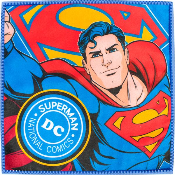 SUPERMAN By Dc Official Licensed Kids Microfiber Face Cloth - 2 Pack