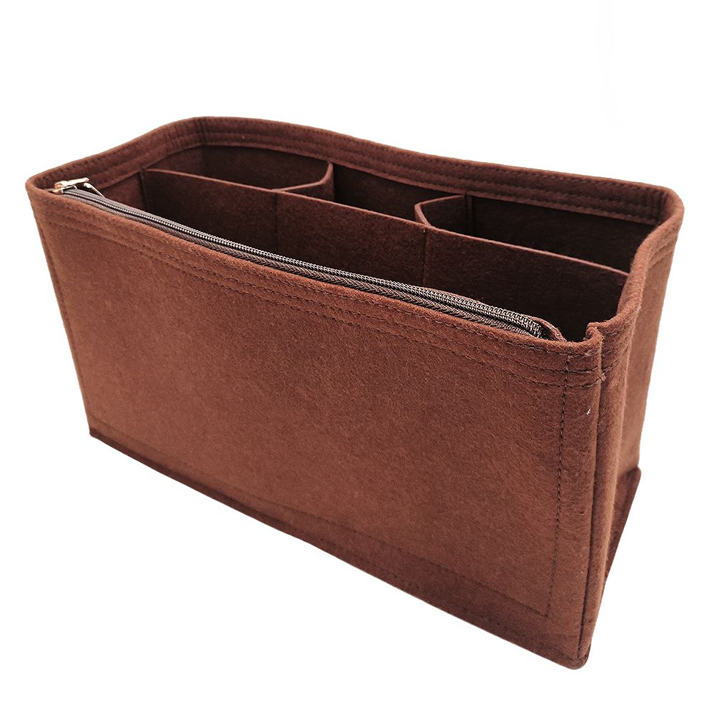 Trendy Brown Inner bag Organizer Organizer Insert for Handbags