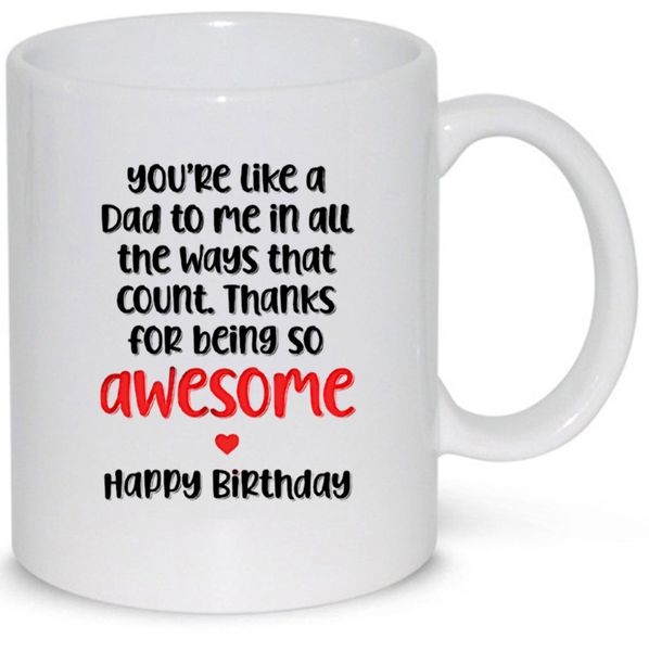 Thanks For Being Awesome Dad Happy Birthday - 1 Pack Mug
