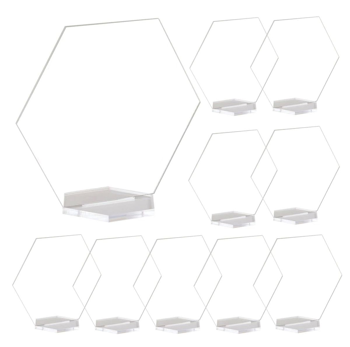 11.5cm Hexagon Acrylic Blank Blank Sign | Shop Today. Get it Tomorrow ...