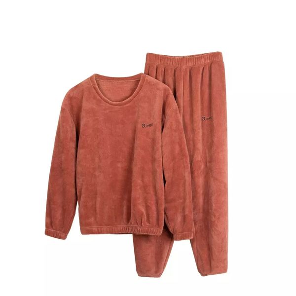 Winter Ladies Pyjamas Set- Coral