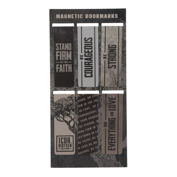 Magnetic Bookmarks - Stand Firm in the Faith, Six-Piece Set