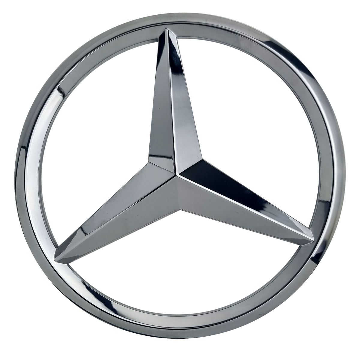 Sticky Chrome Grill Badge Cover Compatible With Mercedes-Benz | Shop ...