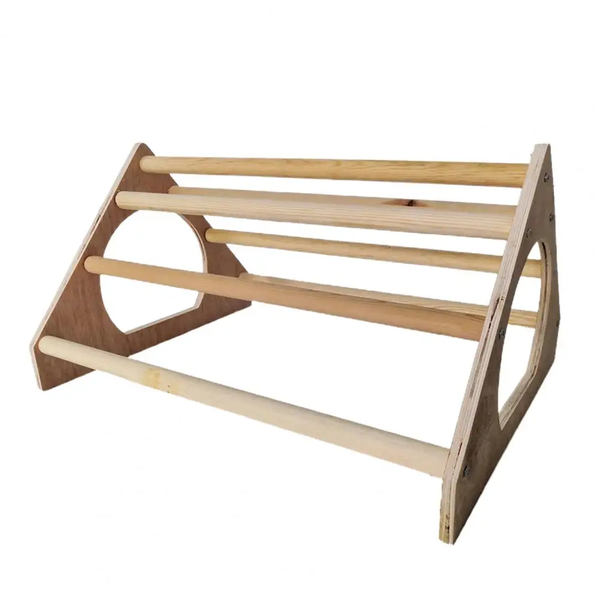 Pet Bird Lightweight Wood Chicken Nesting Perch Stand (37CM)