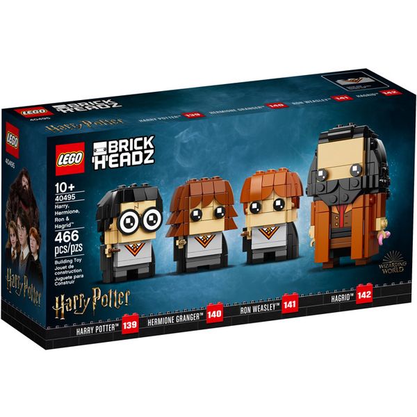 LEGO BrickHeadz Hermione, Ron &amp; Hagrid (40495) (Retired Product)