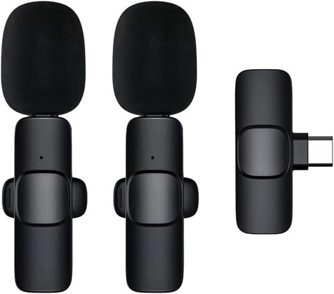 Wireless Dual Lavalier Microphone for YouTube, TikTok &amp; Vlogging M101 SE