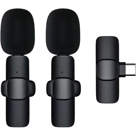 Wireless Dual Lavalier Microphone for YouTube, TikTok & Vlogging M101 SE Image